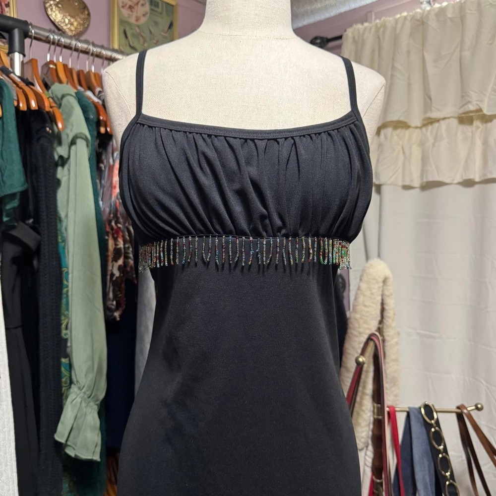 Y2K Beaded Babydoll SunDress